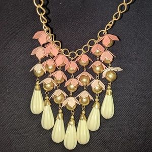 NWOT Pink Ombre Drop necklace